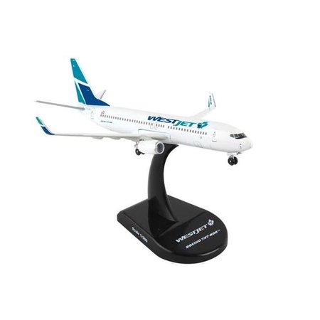 POSTAGE STAMP PLANES Postage Stamp Planes PS5815-1 Westjet 737 - 800 1 by 300 New Livery PS5815-1